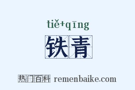 铁青是什么意思的图片